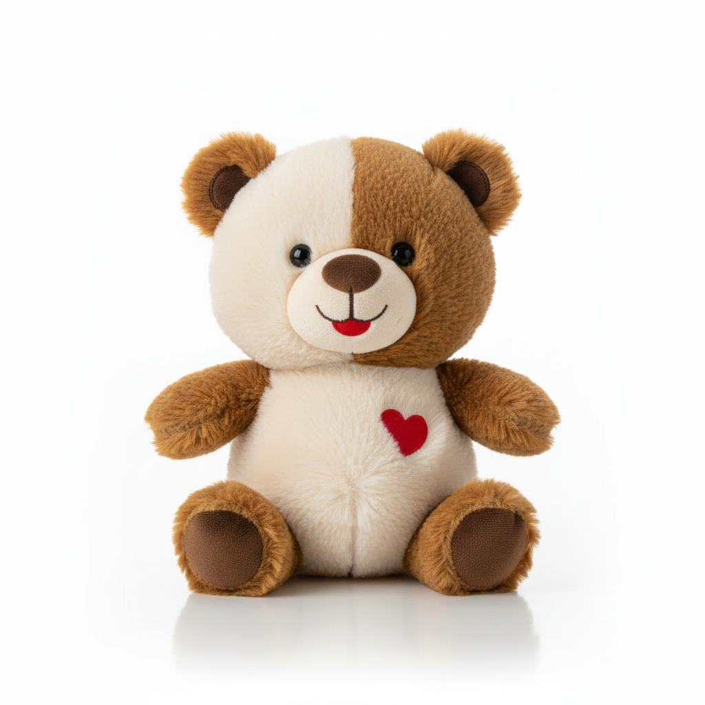 Plush Dog Toy - Brown Bear