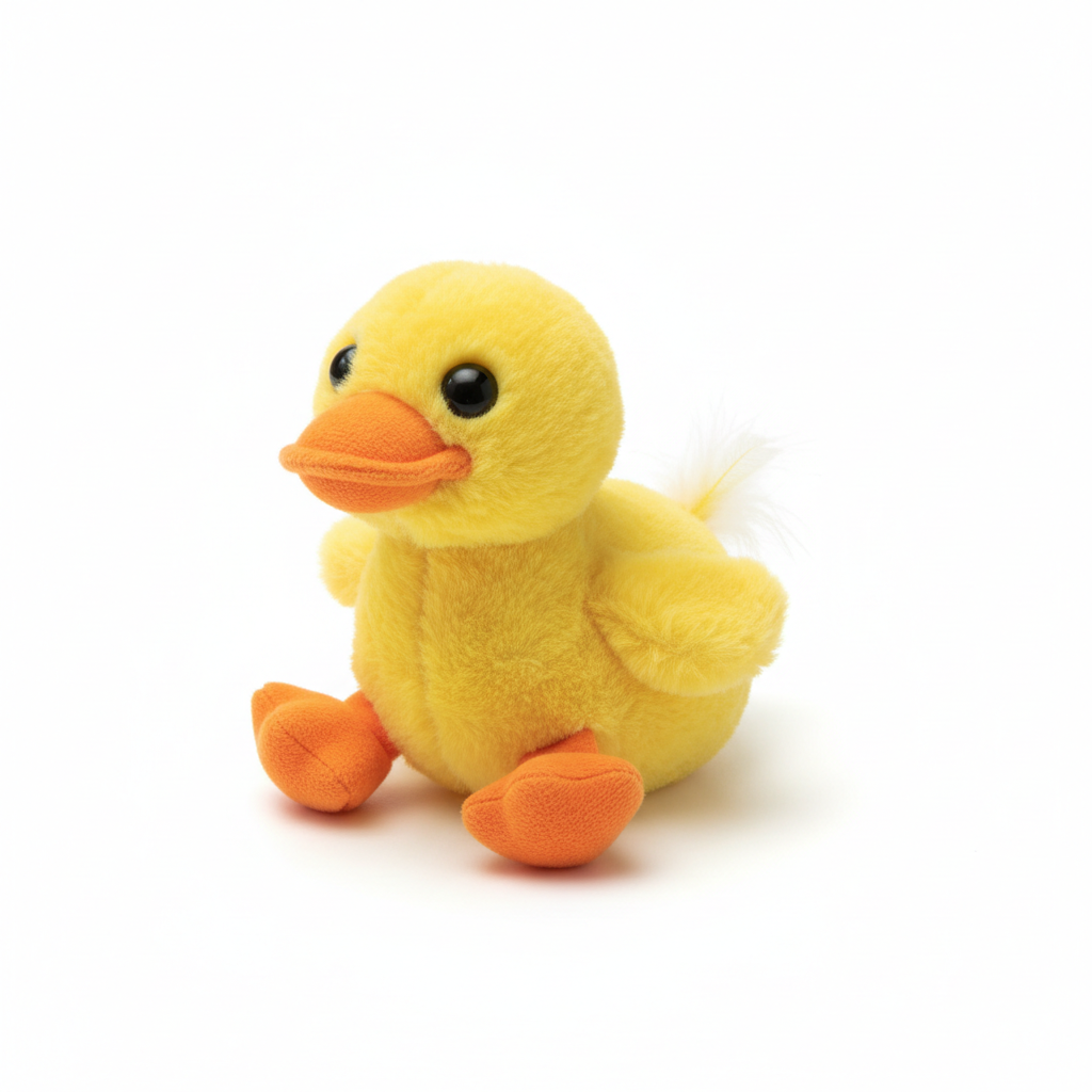 Plush Dog Toy - Yellow Duck