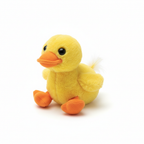 Plush Dog Toy - Yellow Duck