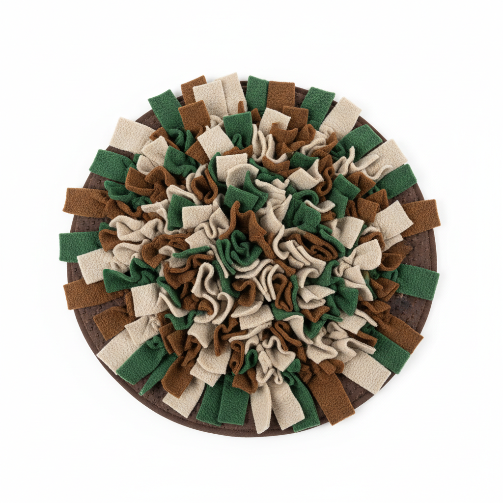 Snuffle Mat - Green & Brown