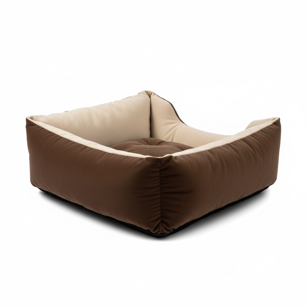 Sofa Dog Bed - Back Corner View